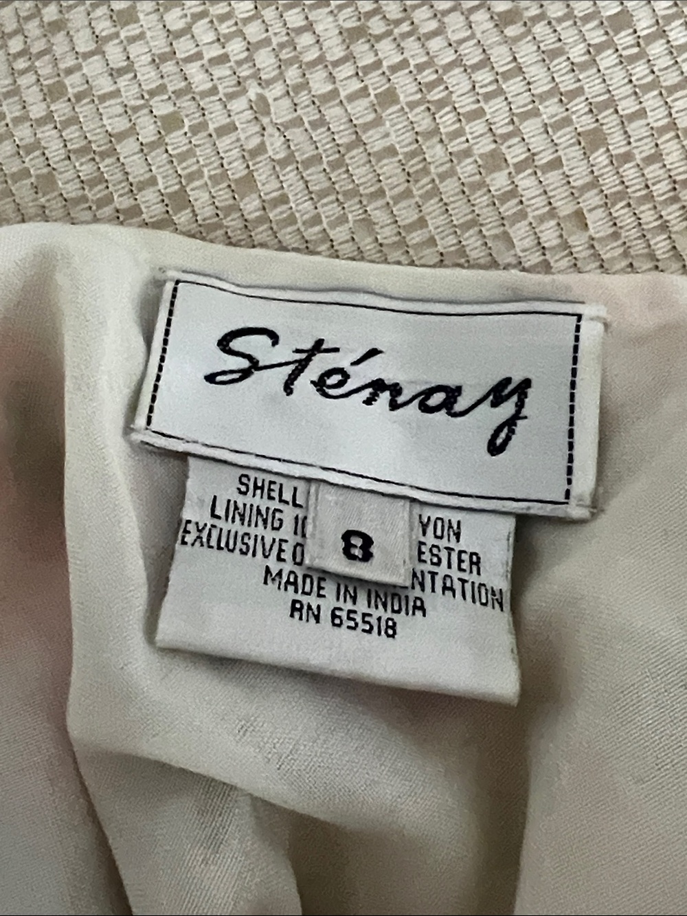 Vintage Sténay Floral Cowl-Neck Beaded Maxi Slip Dress - Picture 8 of 16